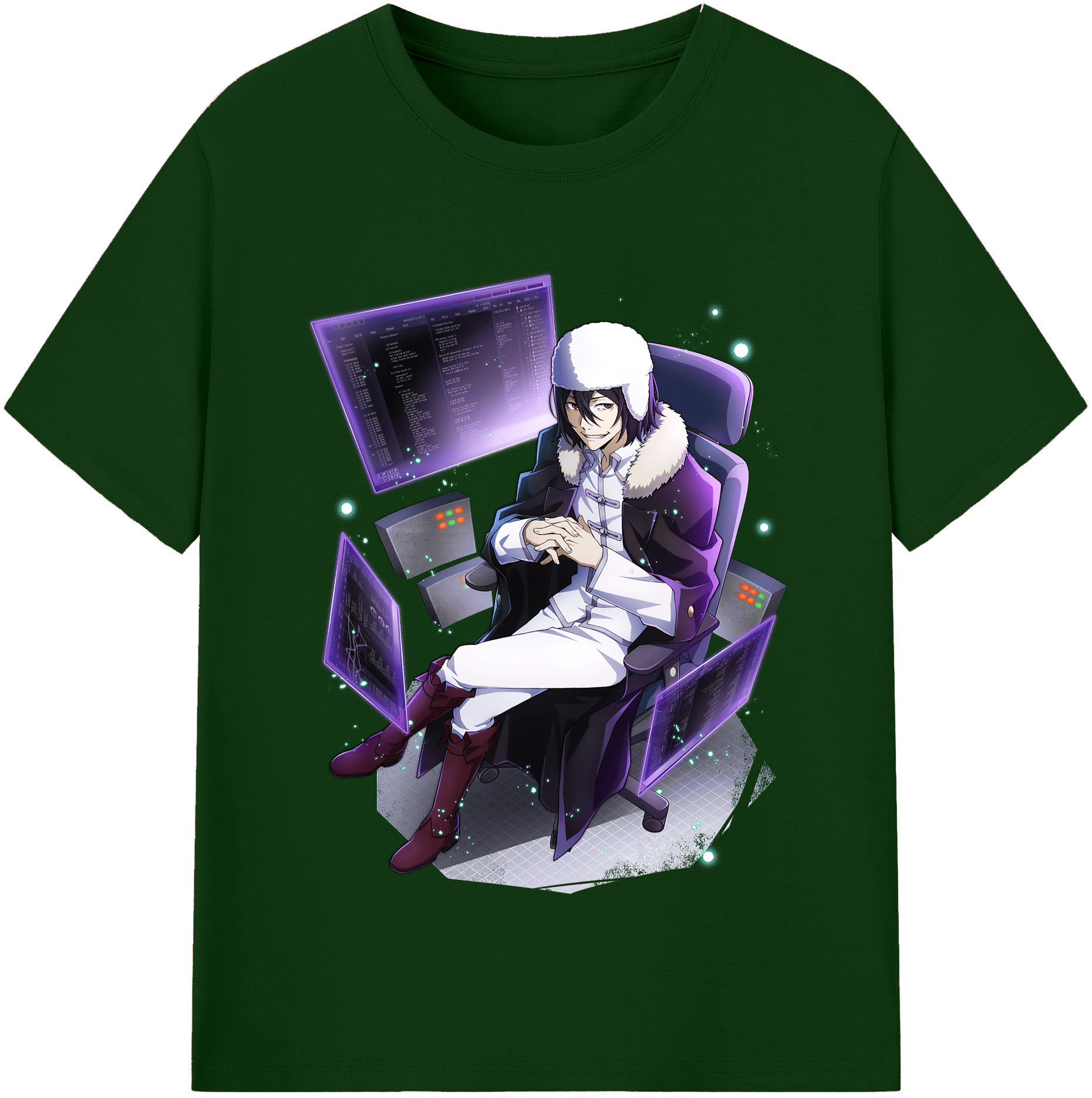 （画像用） 文豪ストレイドッグス Bungo Stray Dogs 綿100％半袖Tシャツ（フロントプリント）